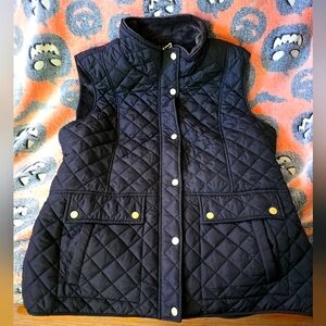 black womens winter vest